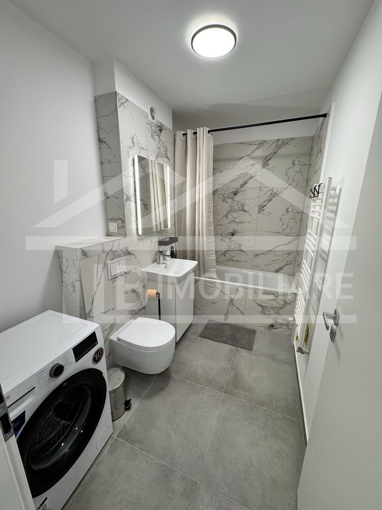 Studio, 45mp, parcare, decomandat,  prima inchiriere, zona Maurer Residence — fotografia 6