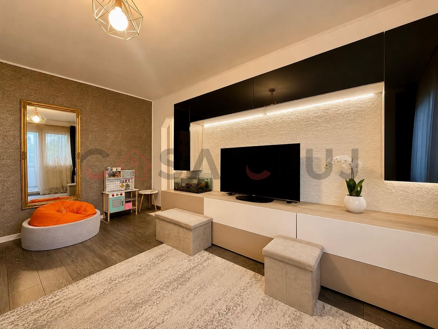 3 camere, la cheie, renovat, etaj intermediar — fotografia 8