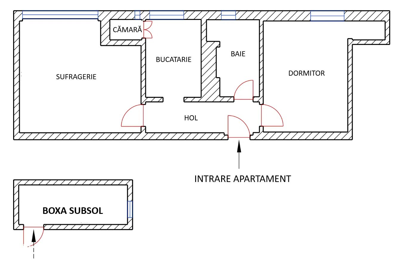 Apartament Renovat 2 Camere + Boxă 7 MP  Vedere Superbă spre Tâmpa — fotografia 13