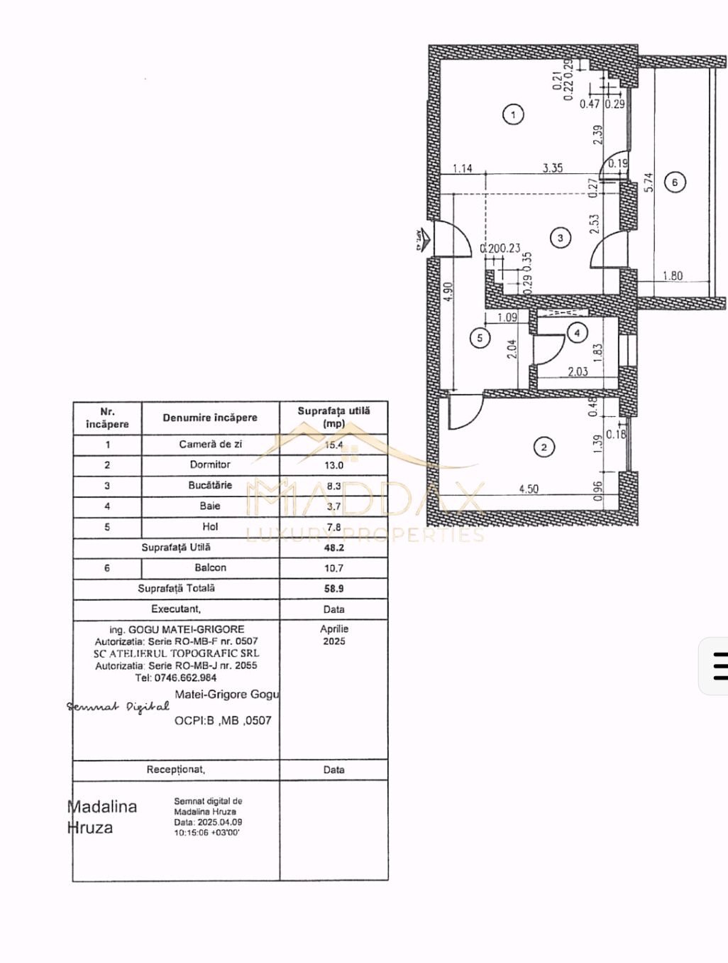 Apartament 2 Camere de Lux /Fabrica de Glucoza/Predare la alb-169.000 € — fotografia 10