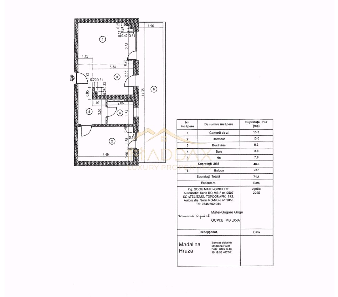 Apartament 2 Camere de Lux /Fabrica de Glucoza/Predare la alb-169.000 € — fotografia 8