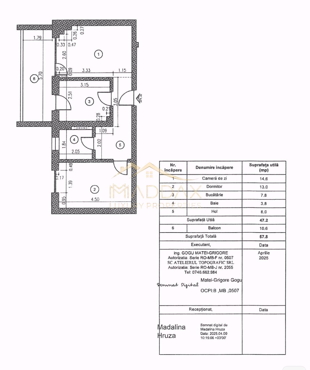 Apartament 2 Camere de Lux /Fabrica de Glucoza/Predare la alb-169.000 € — fotografia 9