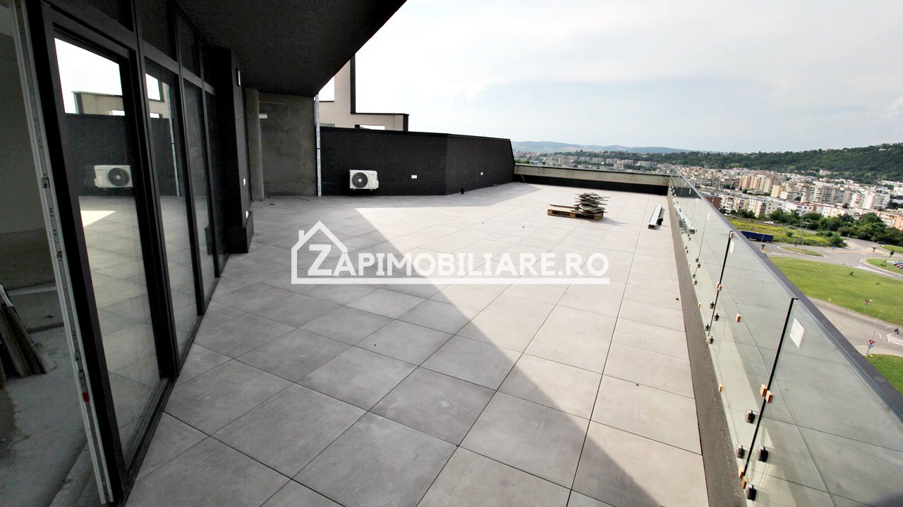 Penthous 3 cam,2 băi, bloc nou 221mp.terasa 116mp.zona Tudor — fotografia 3