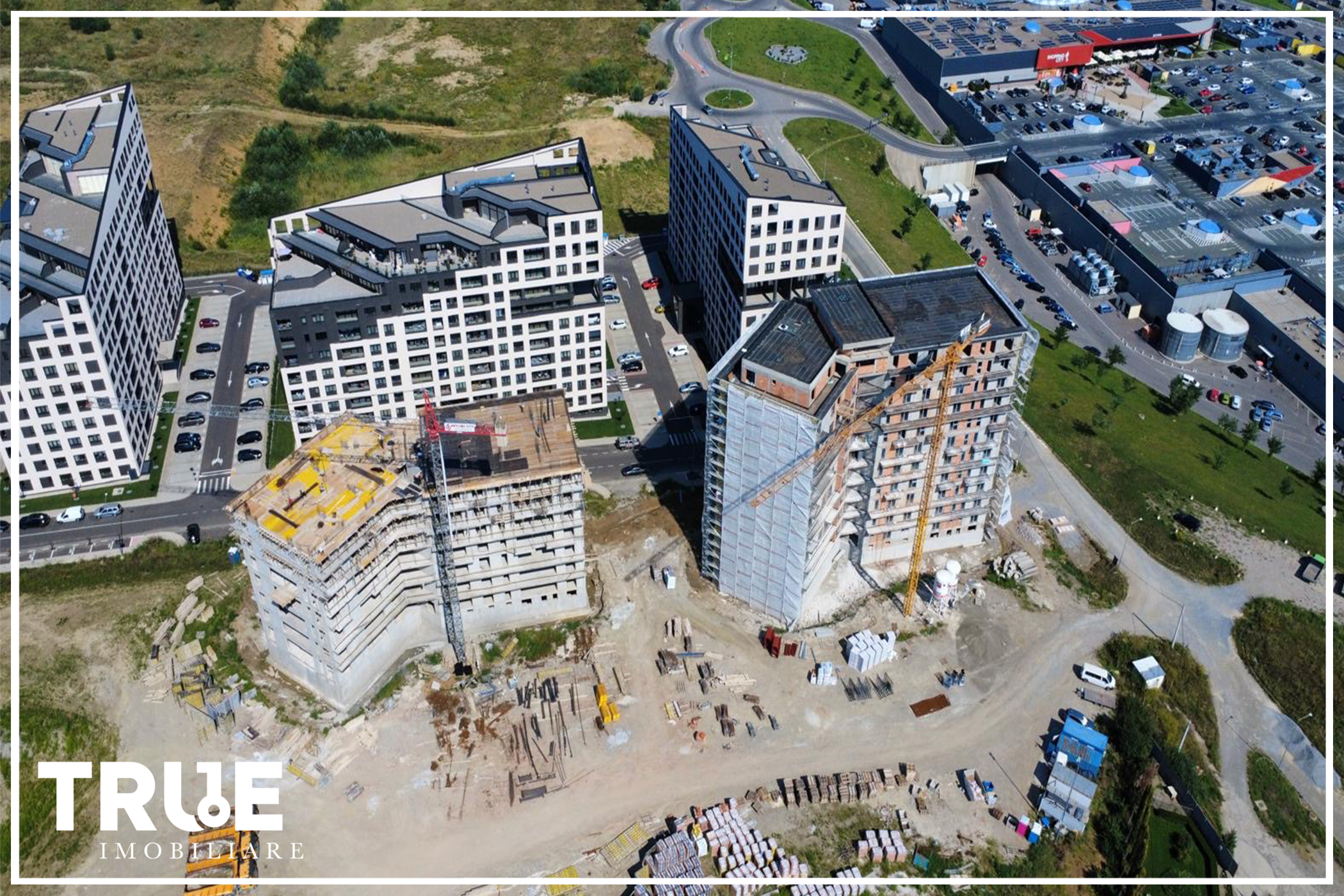 Apartament 2 camere, 42m² + 6m², Skyline City!