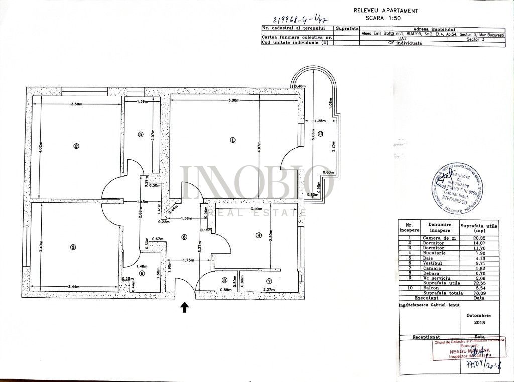 Apartment 3 camere, 78 mp, bloc 1989 | Piața Alba Iulia — fotografia 13