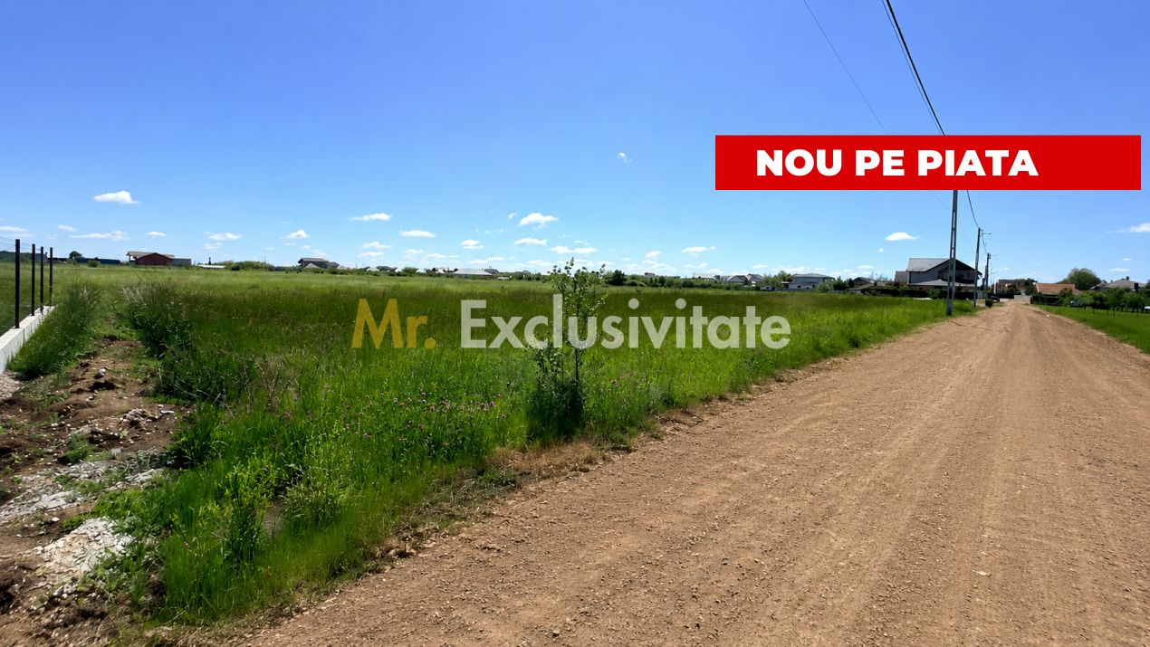 Teren de vânzare în Comuna Bradu -central– Strada Frații Preda!