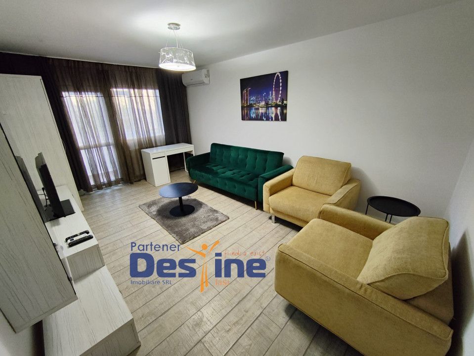 Apartament 2 camere 57 mp et. 2 mobilat utilat - PALAS