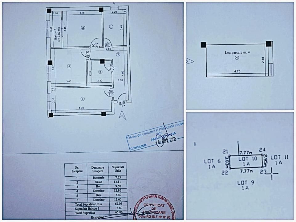 Apartament 3 camere 66 mp mobilat, cu balcon, gradina și loc de parcare subteran — fotografia 18