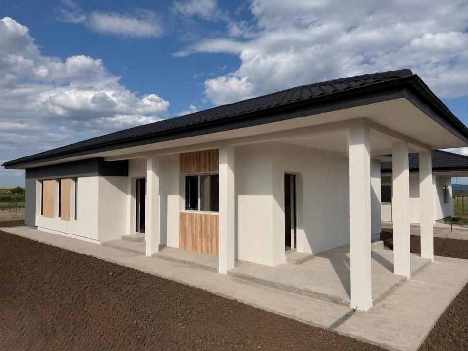 Casa  individuala, plan parter, 108 mp