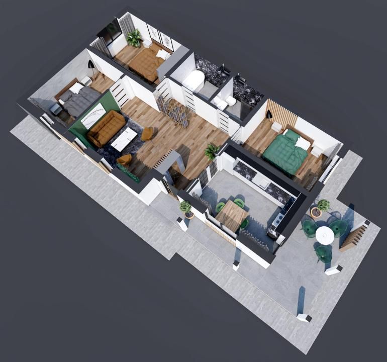 Casa  individuala, plan parter, 108 mp — fotografia 12