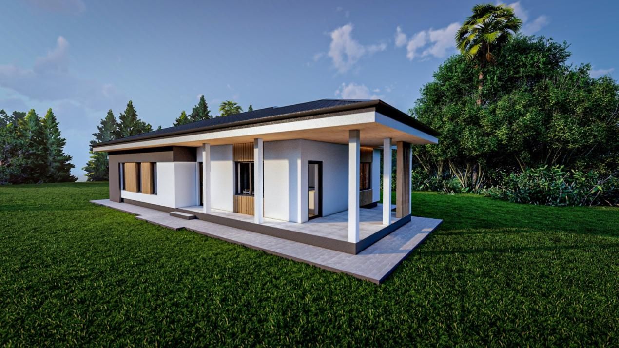Casa  individuala, plan parter, 108 mp — fotografia 6