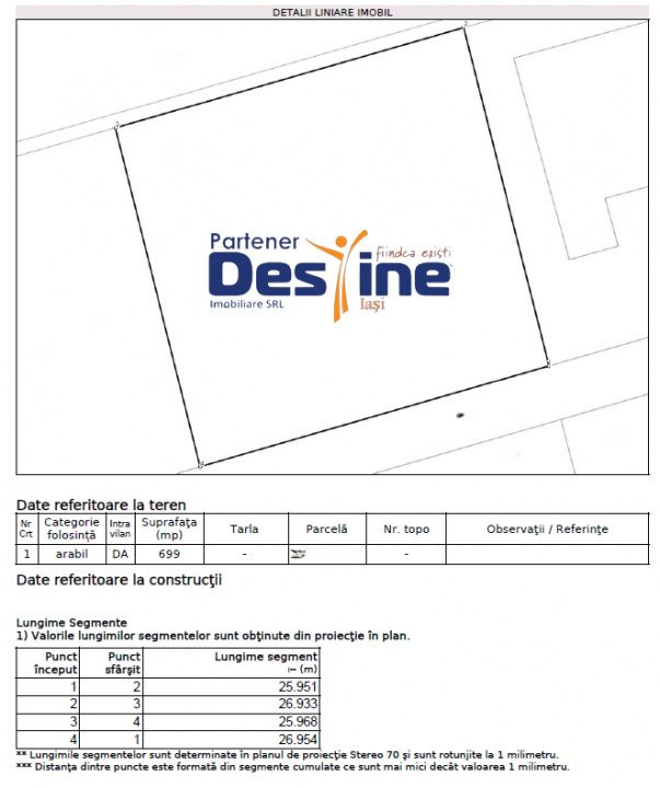 Rediu, teren intravilan 700 mp, platoul Beldiman, 73.395euro — fotografia 3