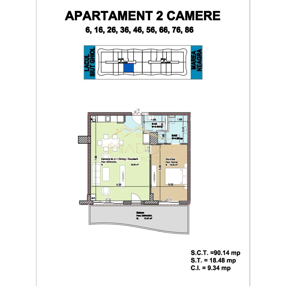 Oportunitate investitionala I Mamaia Nord I 2 camere + 2 bai I Malul Marii Negre — fotografia 22