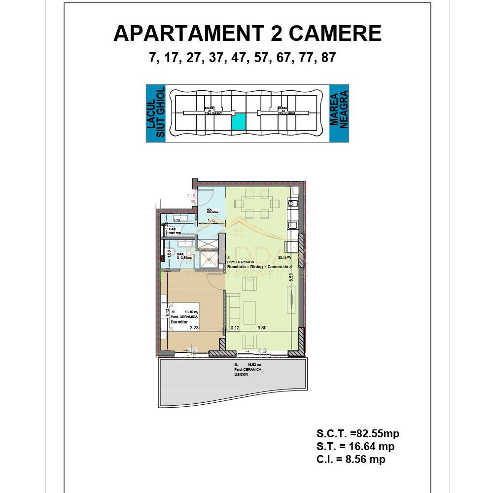 Oportunitate investitionala I Mamaia Nord I 2 camere + 2 bai I Malul Marii Negre — fotografia 24