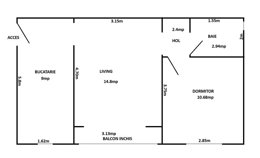 COMISION 0% Apartament cu potențial excelent în Mănăștur, Aleea Peana — fotografia 8