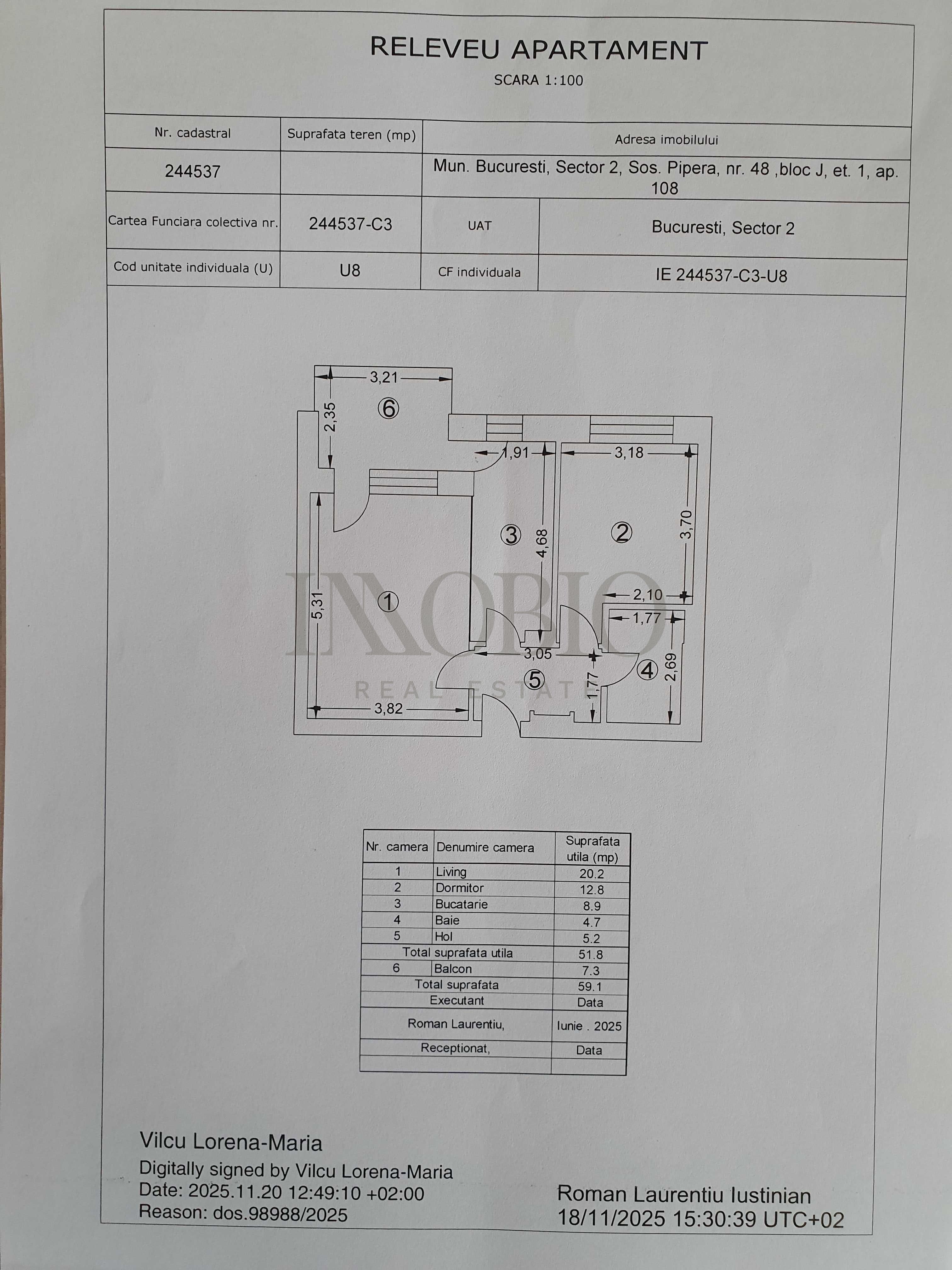 Apartament cu 2 camere / Nusco City 2 / Pipera — fotografia 6