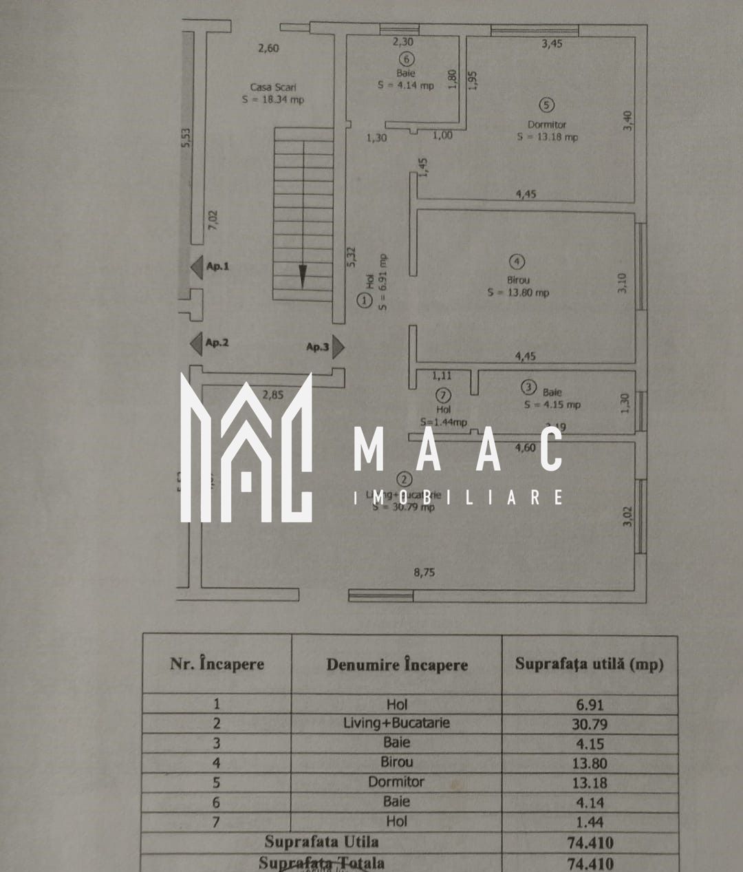 Apartament 3 camere | Gradina 44 MP | Parcare | Arhitectilor — fotografia 15