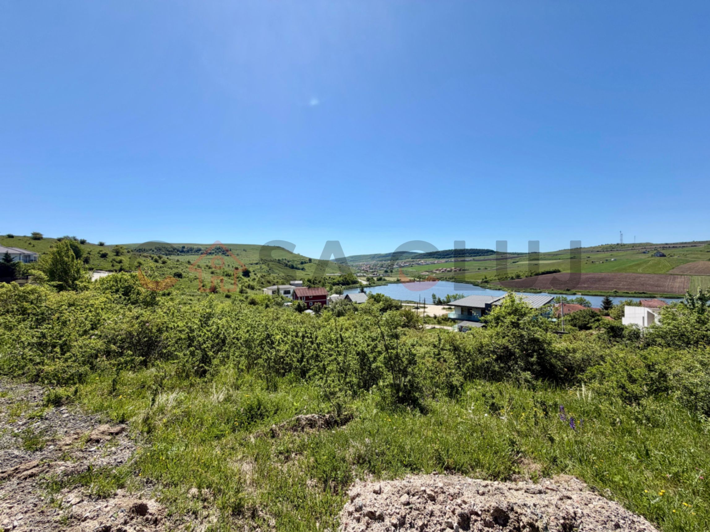 Parcela de vânzare cu vedere spre lac, Chinteni !