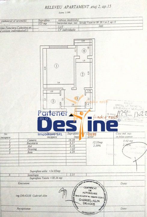 Apartament 1 cameră 38 mp etaj 2, mobilat și utilat — fotografia 14