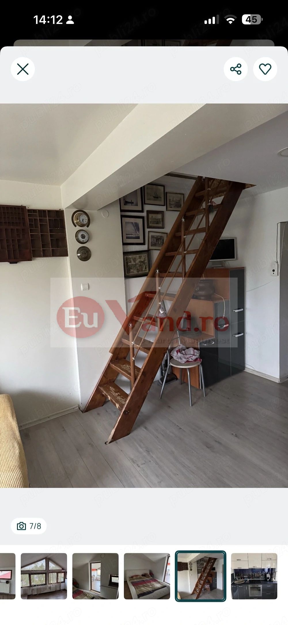 De inchiriat apartament cu 2 camere, Micro 13, et. 5, 300 euro — fotografia 2