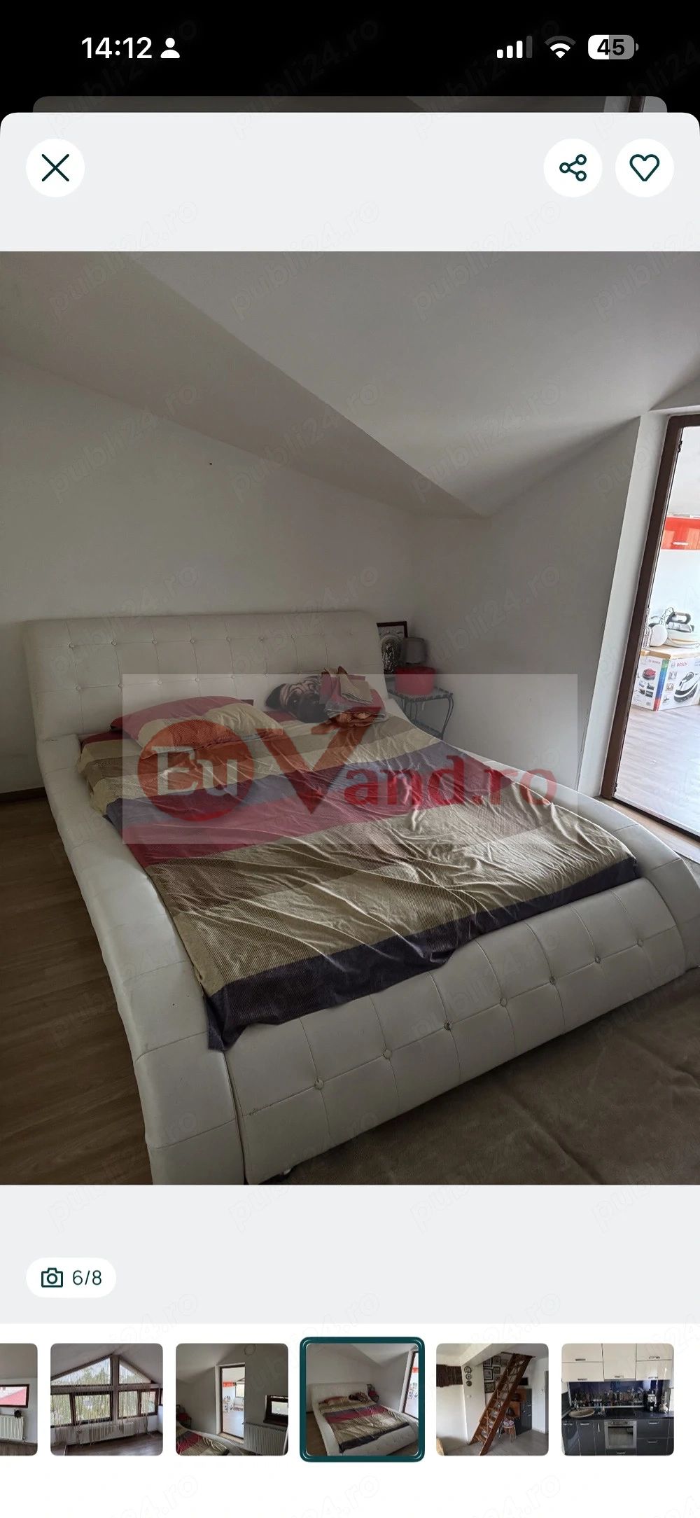 De inchiriat apartament cu 2 camere, Micro 13, et. 5, 300 euro — fotografia 4