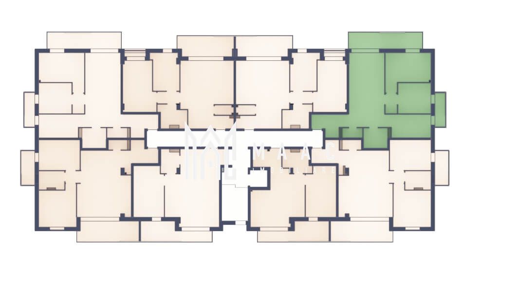 Apartament 3 camere | Balcoane 15.1 mp | Etaj 1 | Turnisor — fotografia 6