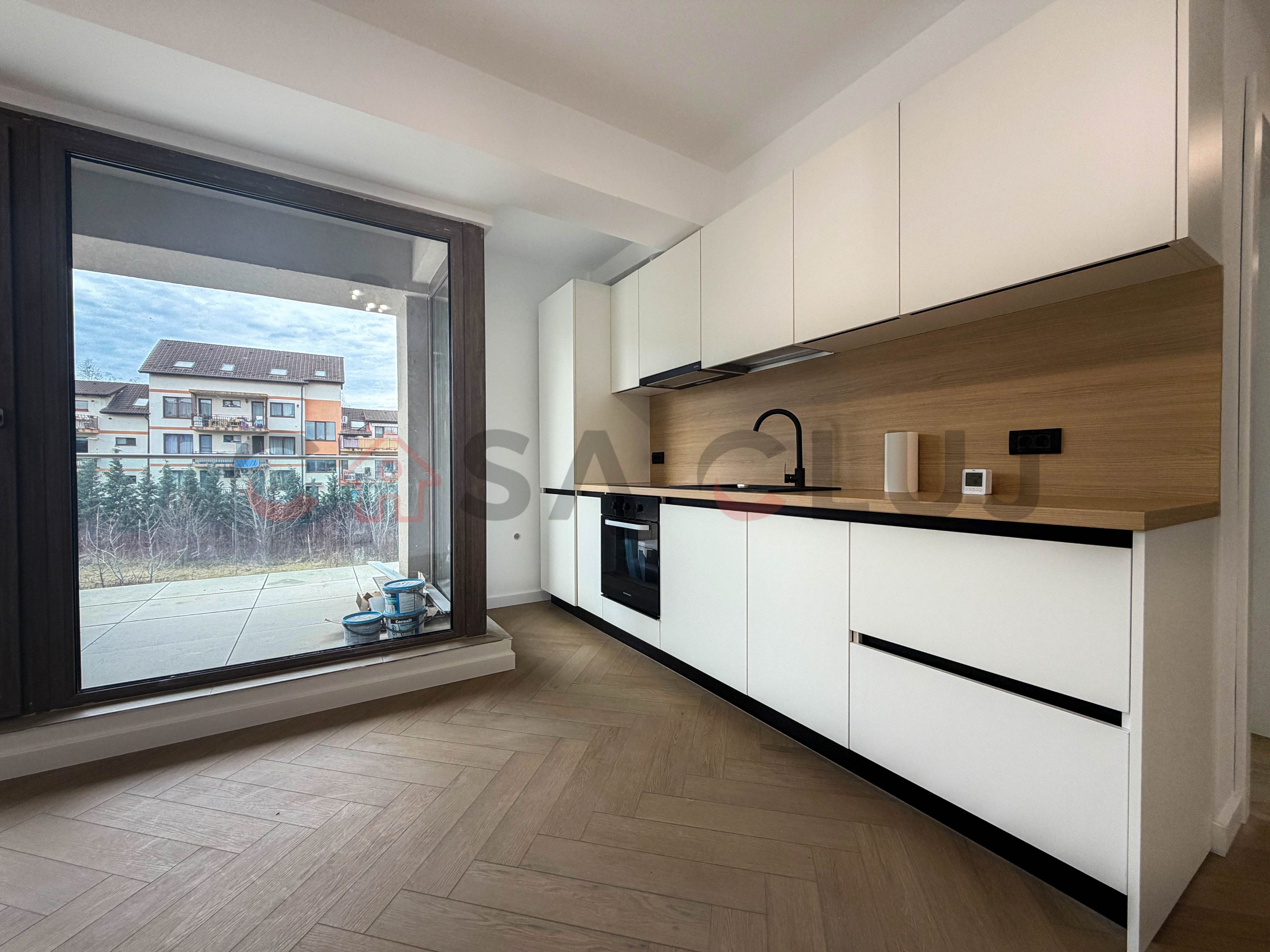 Apartament 3 camere NOU, prima locuire | terasa, parcare | Borhanci — fotografia 3