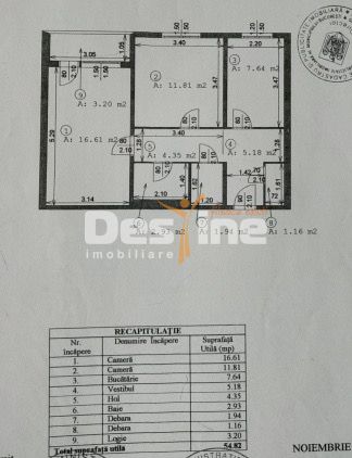 Bârnova | 2 camere | 55mp | et 10 | centrala | anvelopat | 95.000 euro — fotografia 10