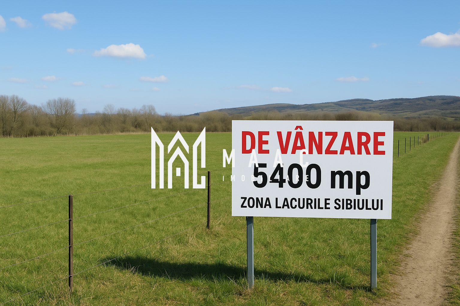 Teren de vânzare | 5400 mp | Zona Lacurile Sibiului
