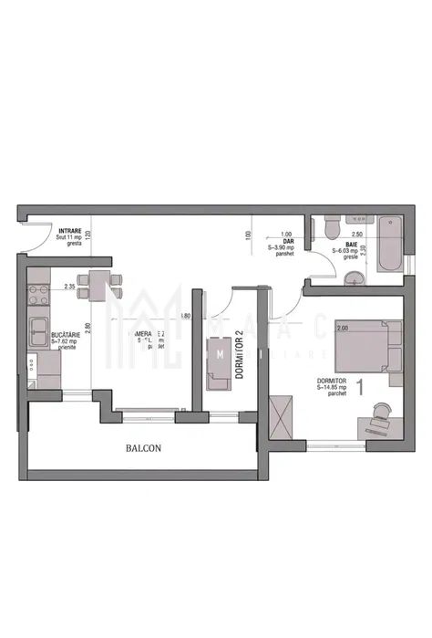 Apartament 3 camere de vânzare | Șelimbăr | renovat | parcare — fotografia 8