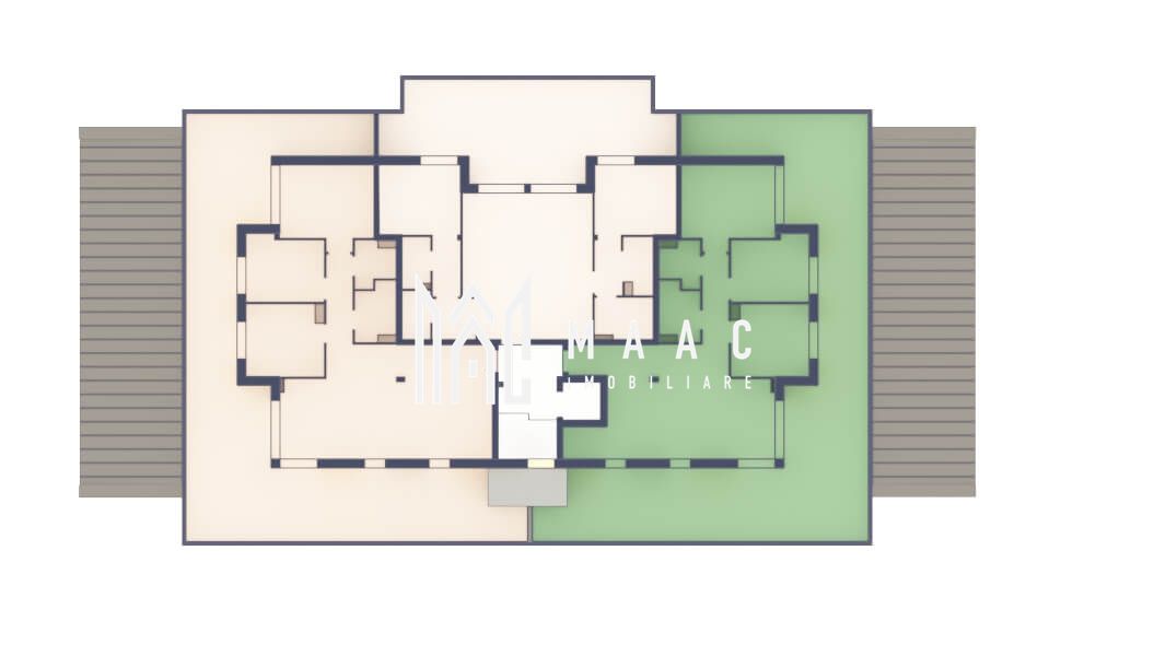Penthouse 3 camere | Etaj 4 | Balcon 107.2 mp | Turnisor — fotografia 6