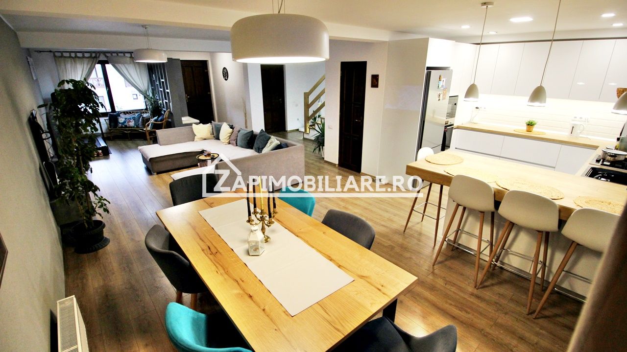 Casa 5 camere mobilată,D-P-E-M 200mp,300mp teren,schimb