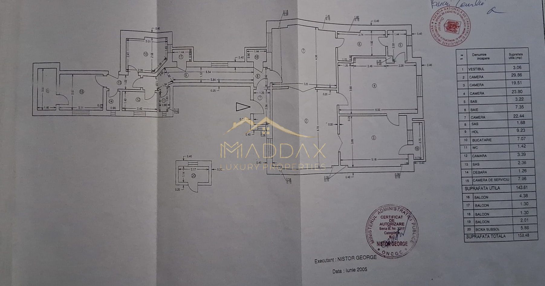 Birou cu 5 camere Unic *160mp* // Zona Eminescu- Polona — fotografia 56