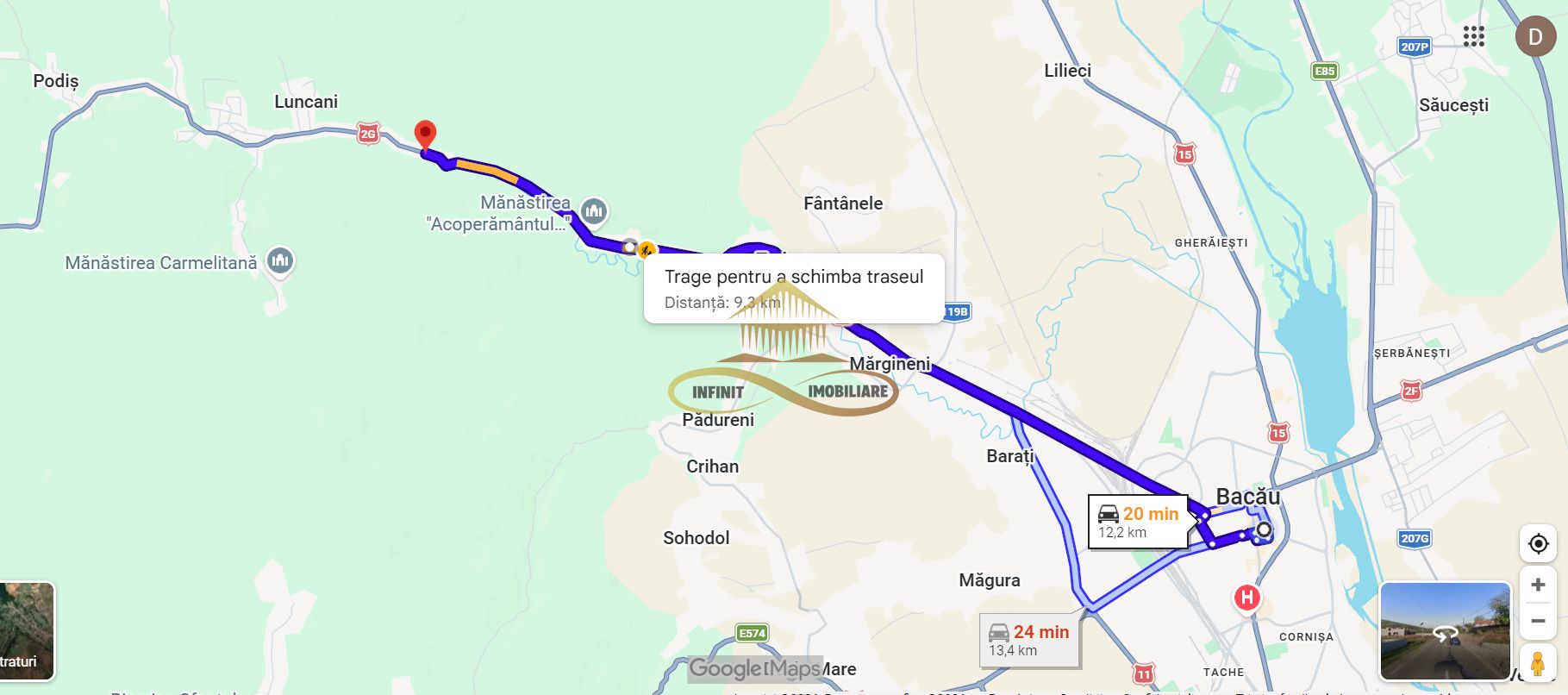 Teren intravilan de vanzare 2900 mp Luncani Bacau — fotografia 8