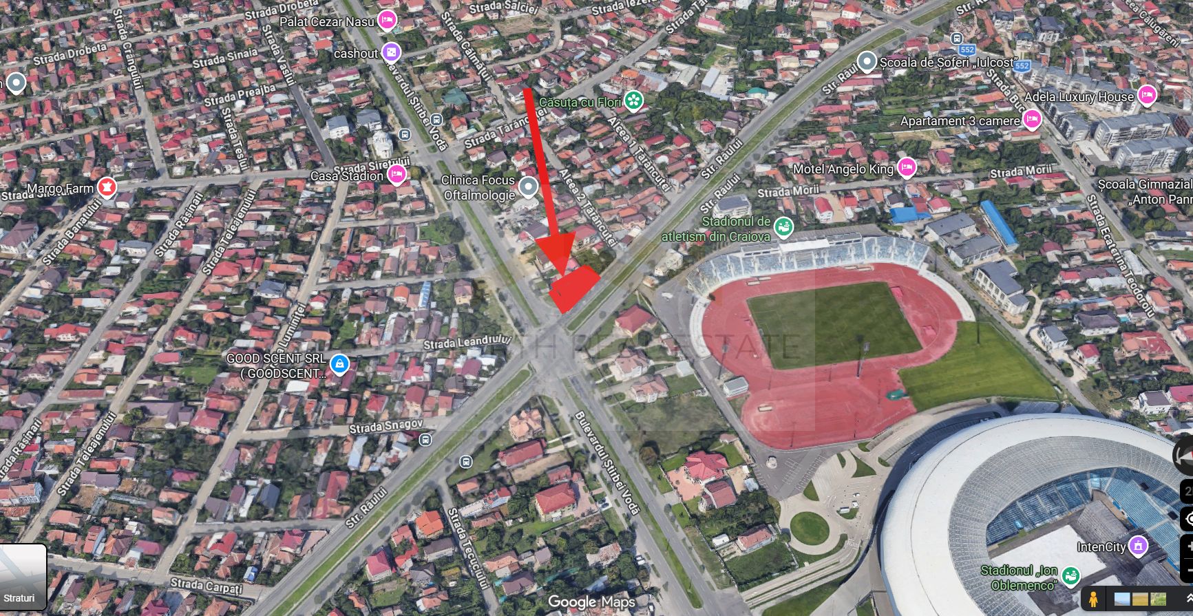 Teren 500 mp , colț stradal, vizibilitate maximă, lângă stadion – Craiova — fotografia 4
