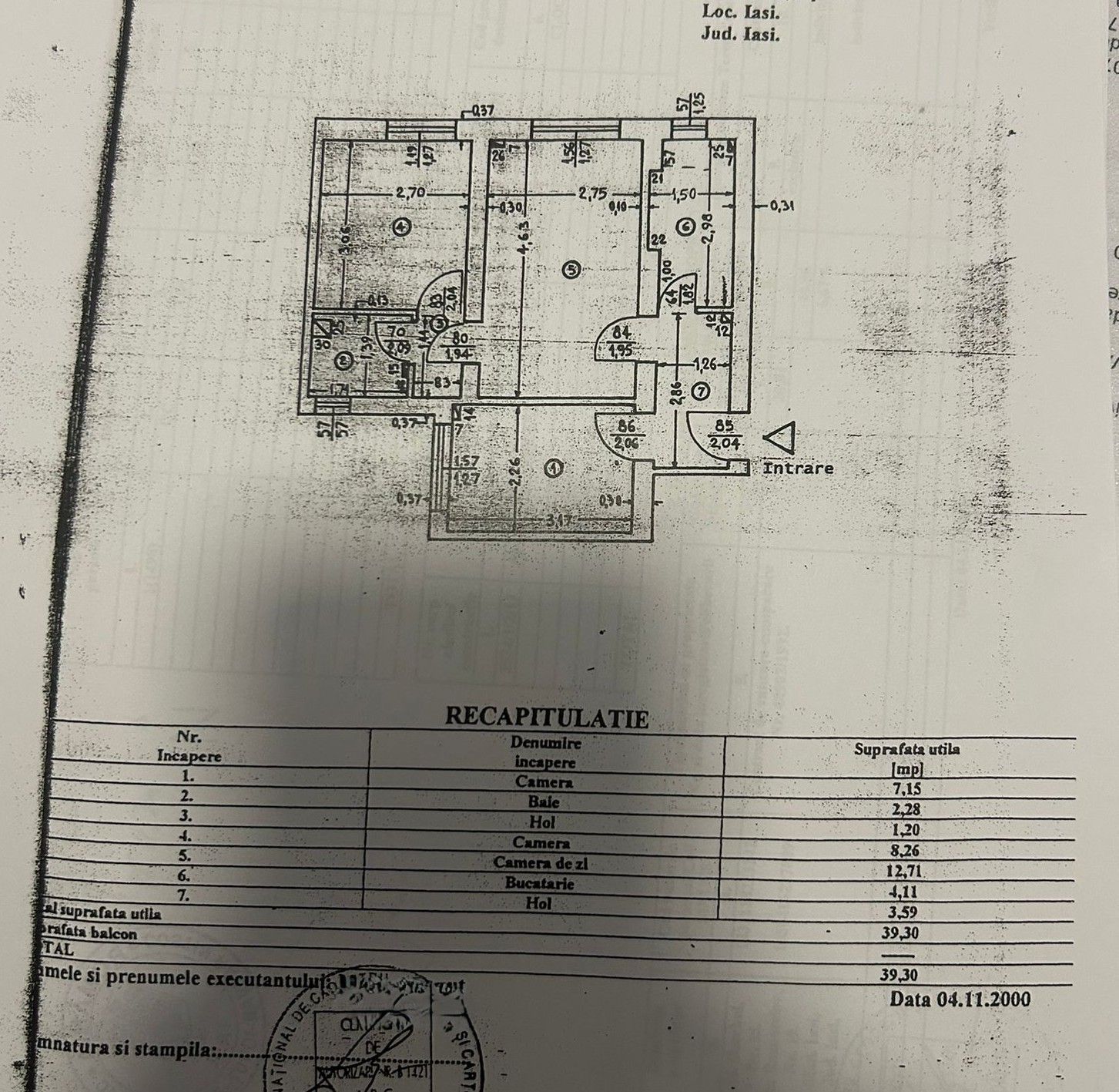 Podu Ros - Apartament 3 camere semidecomandat, MOBILAT și UTILAT — fotografia 12