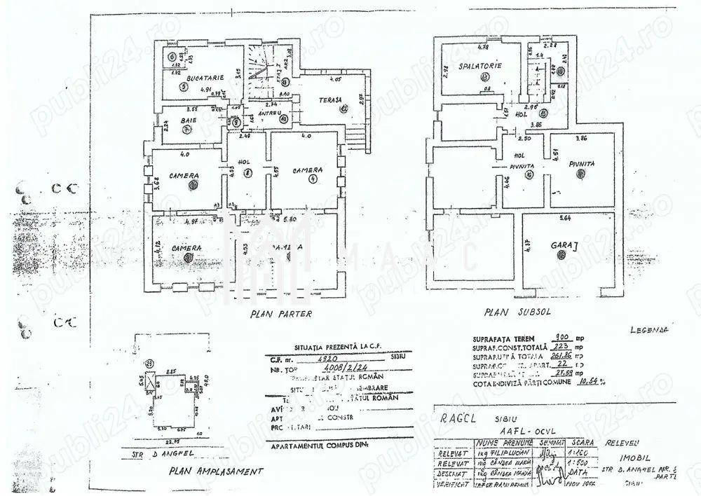 Casă 4 camere | Sub Arini, Sibiu | duplex, curte 450 mp