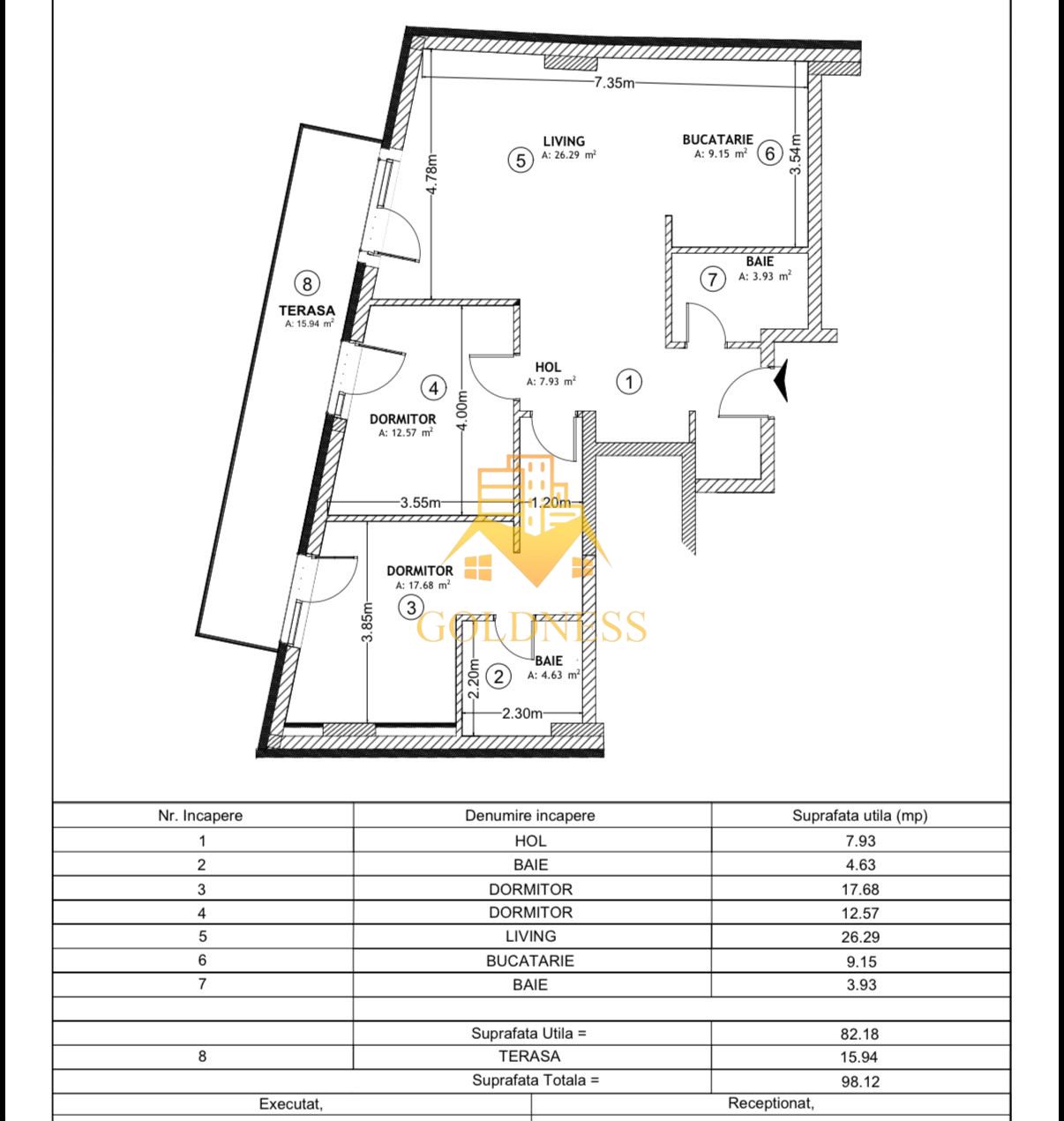 Penthouse zona centrala 100 mp| Proximitate Piata Mihai Viteazu~ Horea — fotografia 4