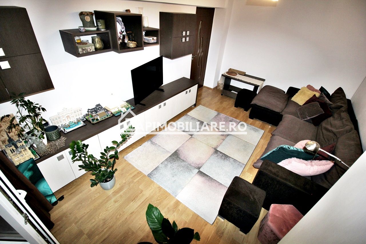 Apartament 3 camere,2 bai,pivnită,70mp,cartier Tudor,mobilat