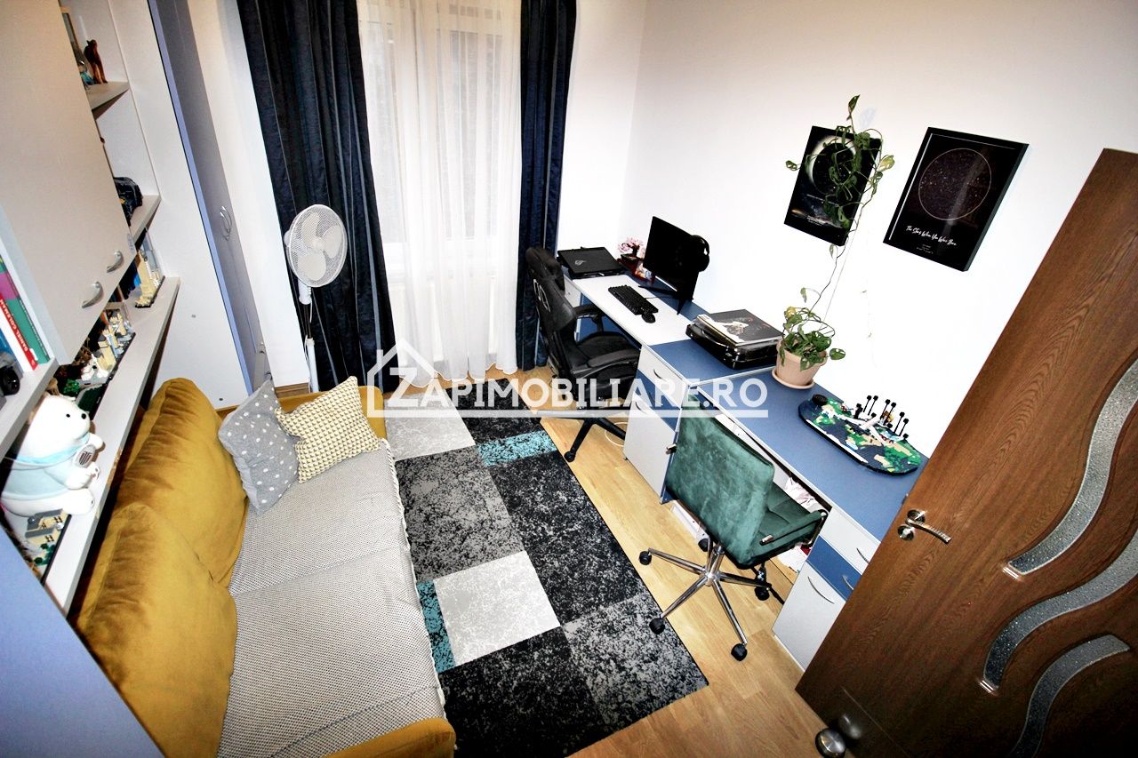 Apartament 3 camere,2 bai,pivnită,70mp,cartier Tudor,mobilat — fotografia 12