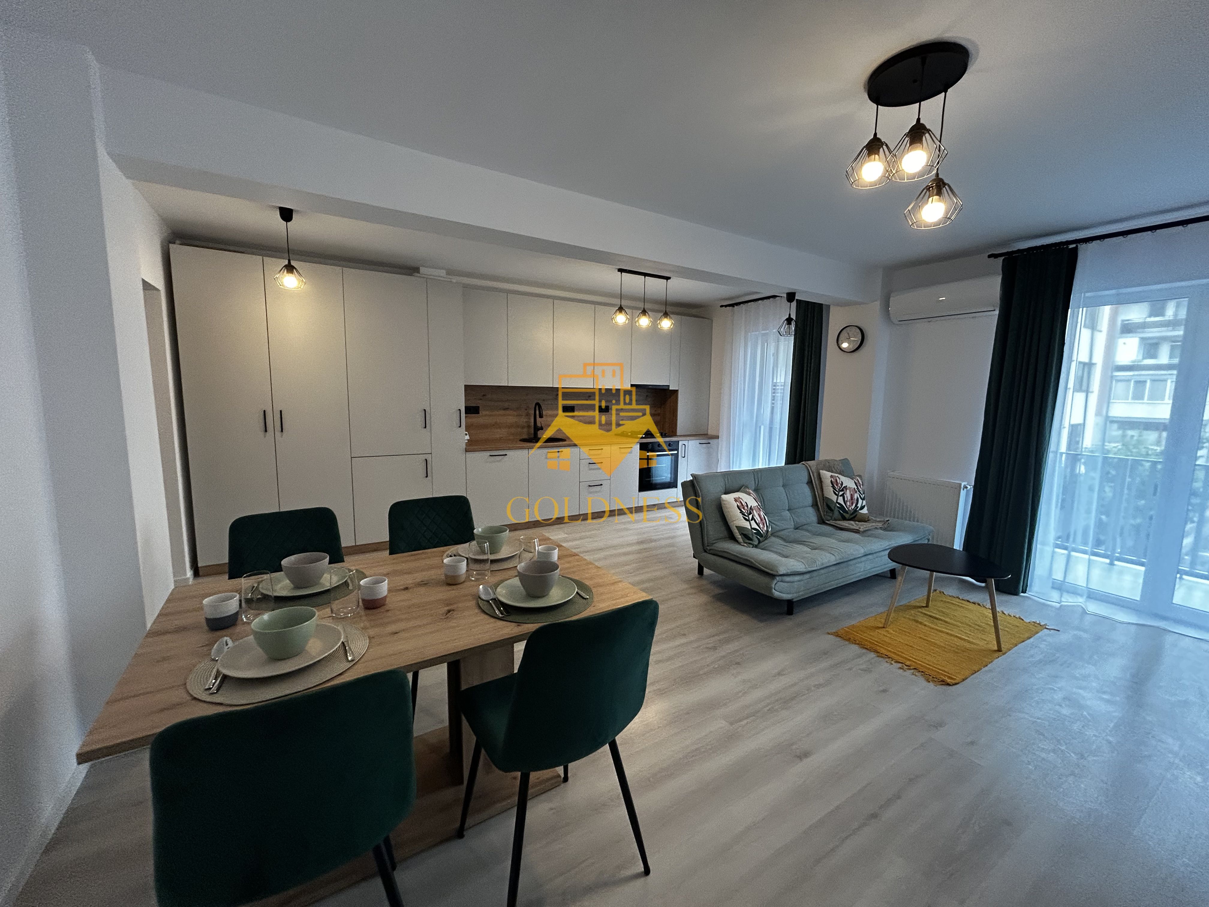 2 camere open space, Parcare, Modern, Zona Porii, Lidl, Floresti — fotografia 4