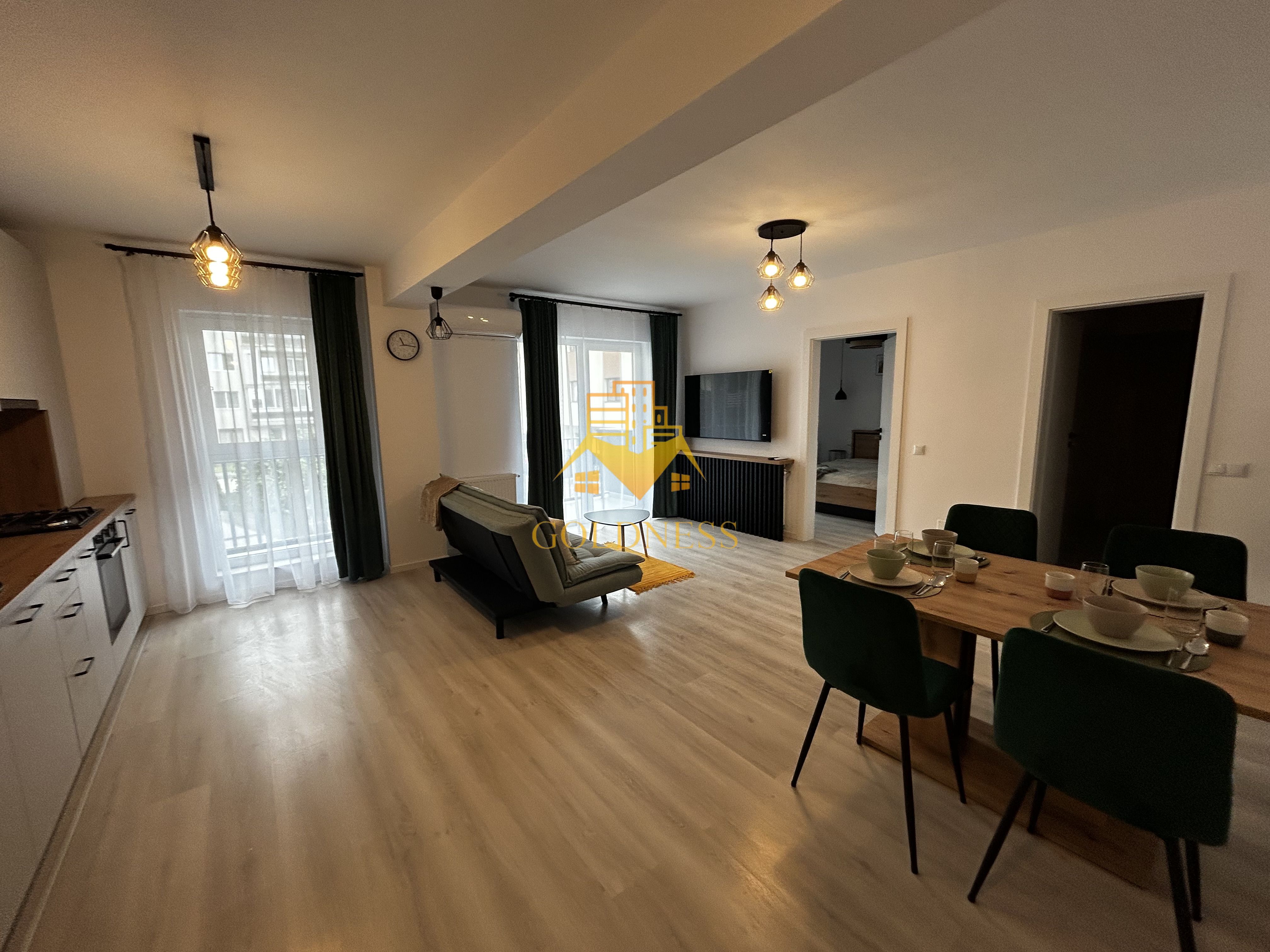 2 camere open space, Parcare, Modern, Zona Porii, Lidl, Floresti — fotografia 5