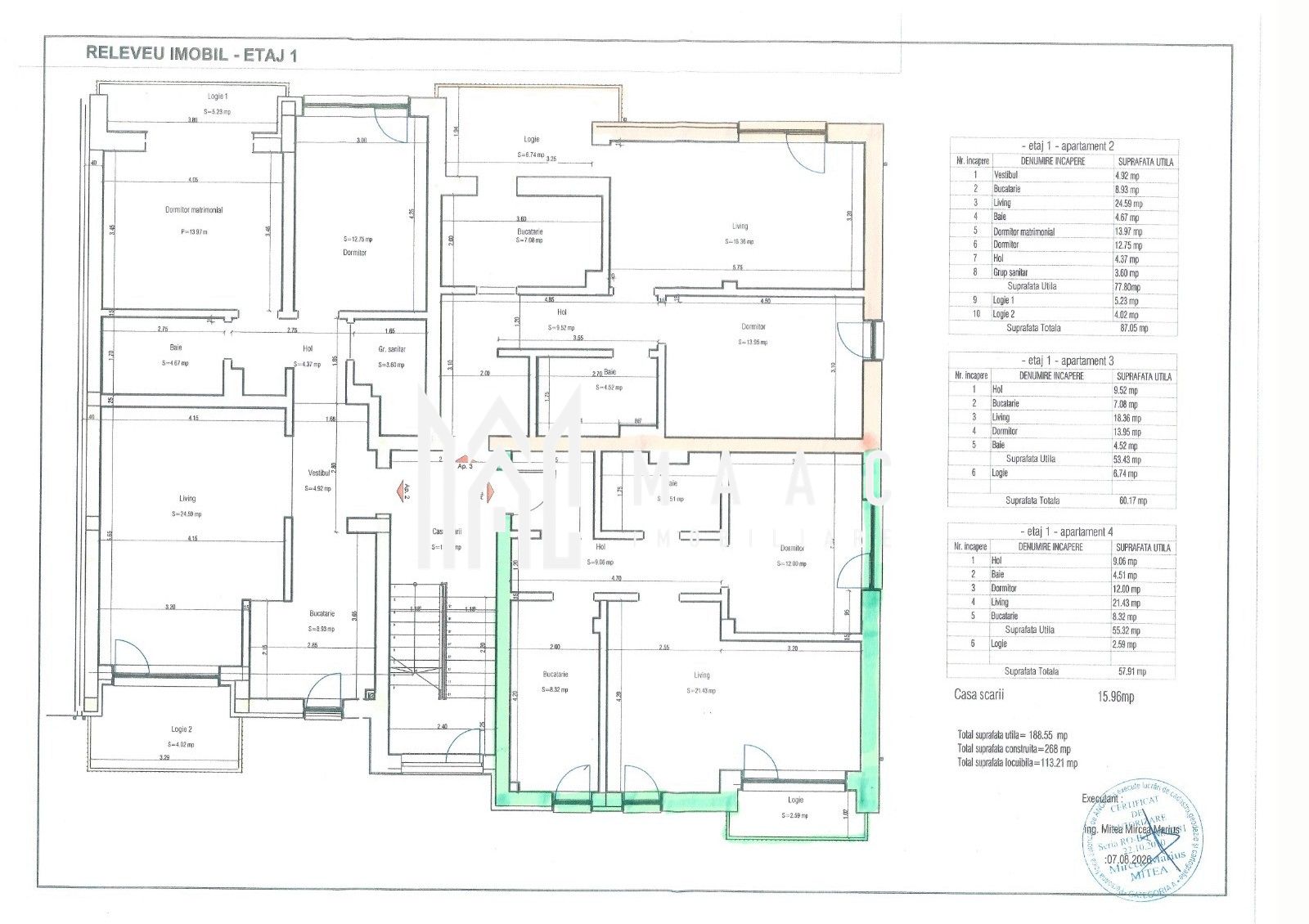 Apartament 2 camere de vânzare | Șelimbăr | 56 mp | parcare — fotografia 4
