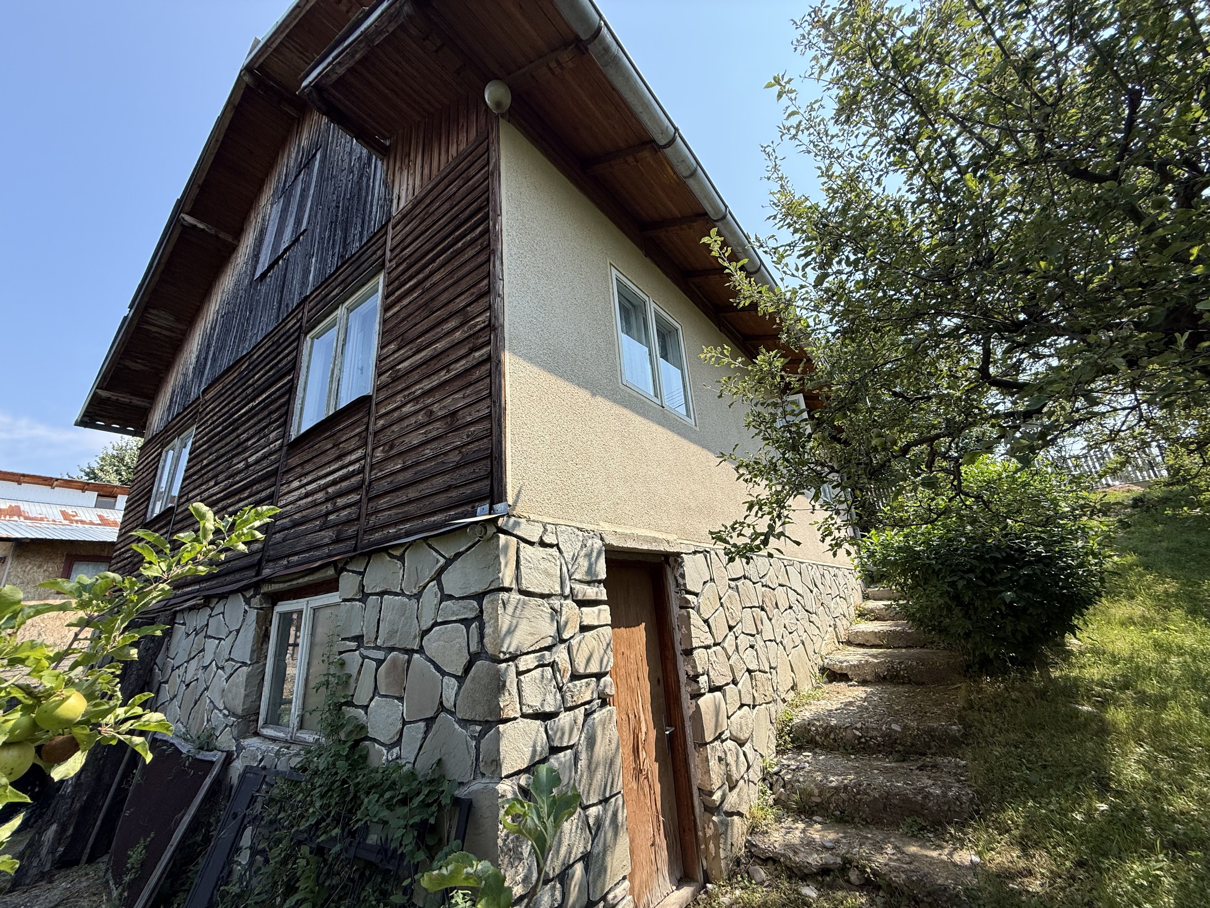 Casă parter+mansarda 80 mp+ teren intravilan 476 mp Sotrile Prahova ! — fotografia 3