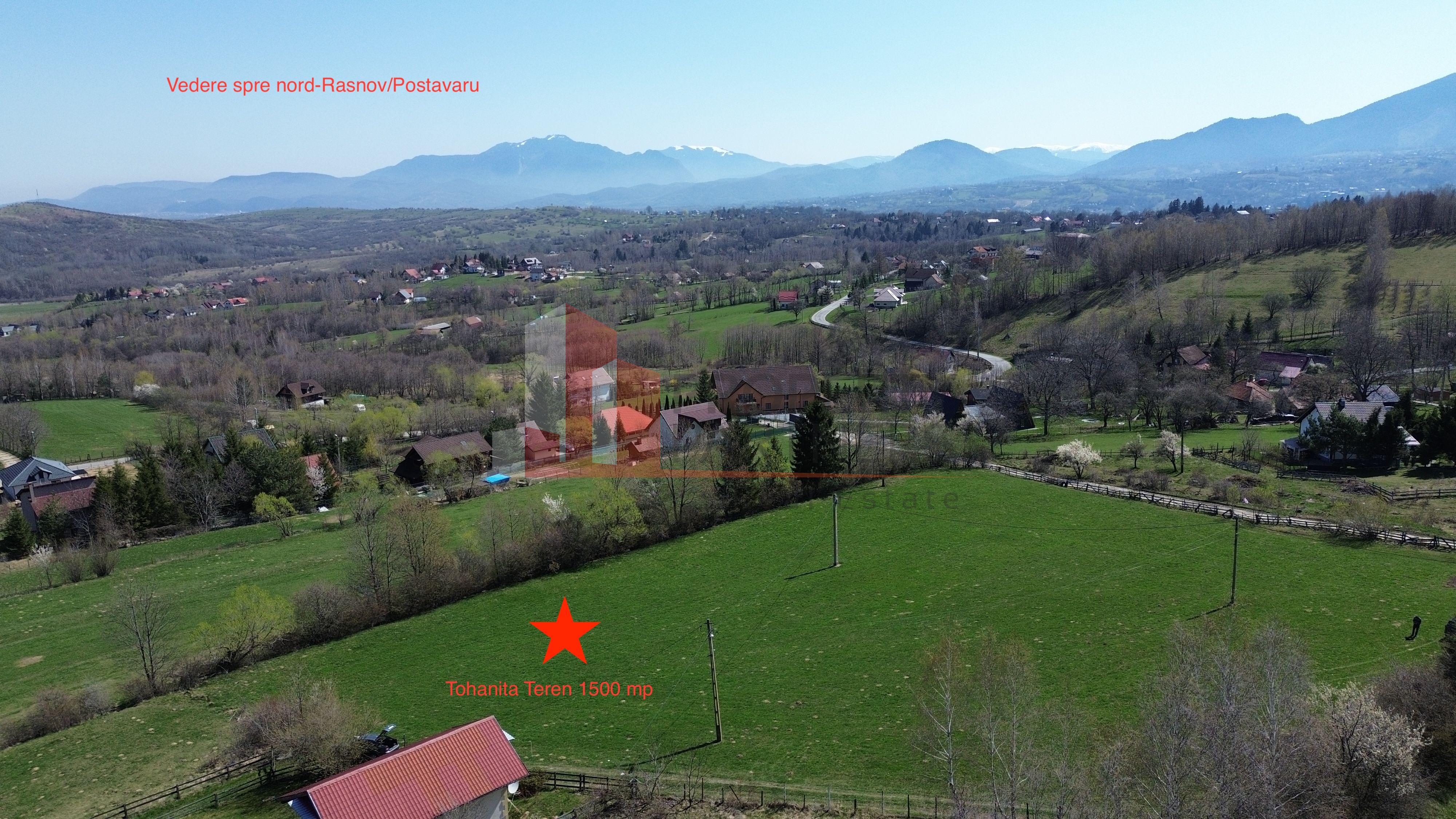 Teren Bran Tohanita | Intravilan 1.379 mp | Vedere Panoramică| — fotografia 4
