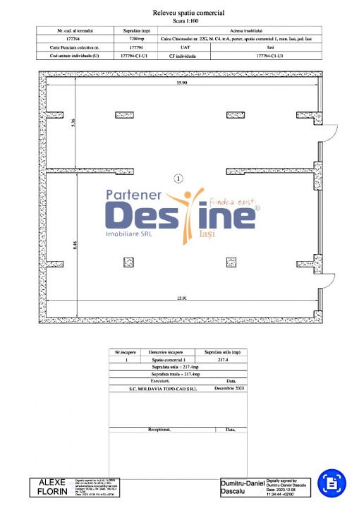 Spatiu Comercial 217 mp parter + 2 parcari la intrare in Cartierul Silk District — fotografia 11