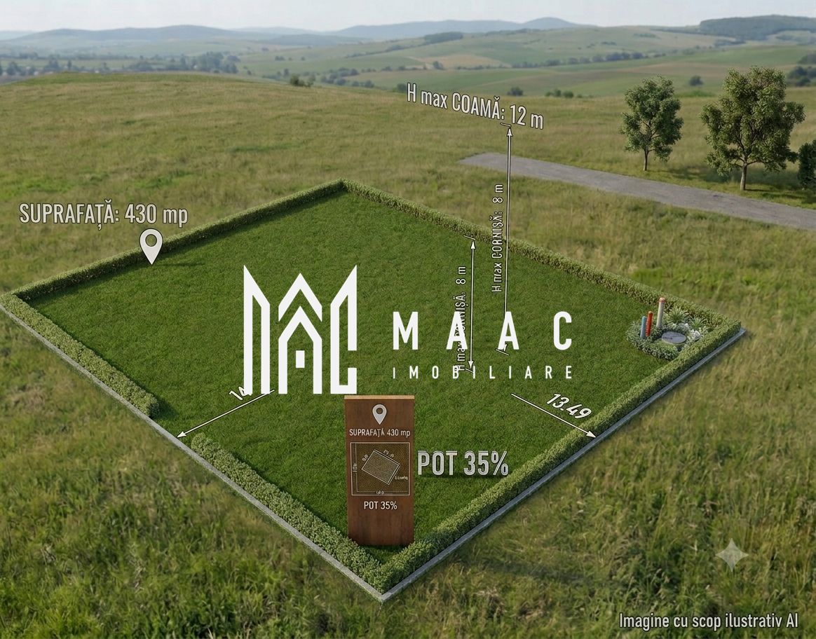 Teren intravilan 430 mp | Șura Mică | Lot 11, PUZ aprobat