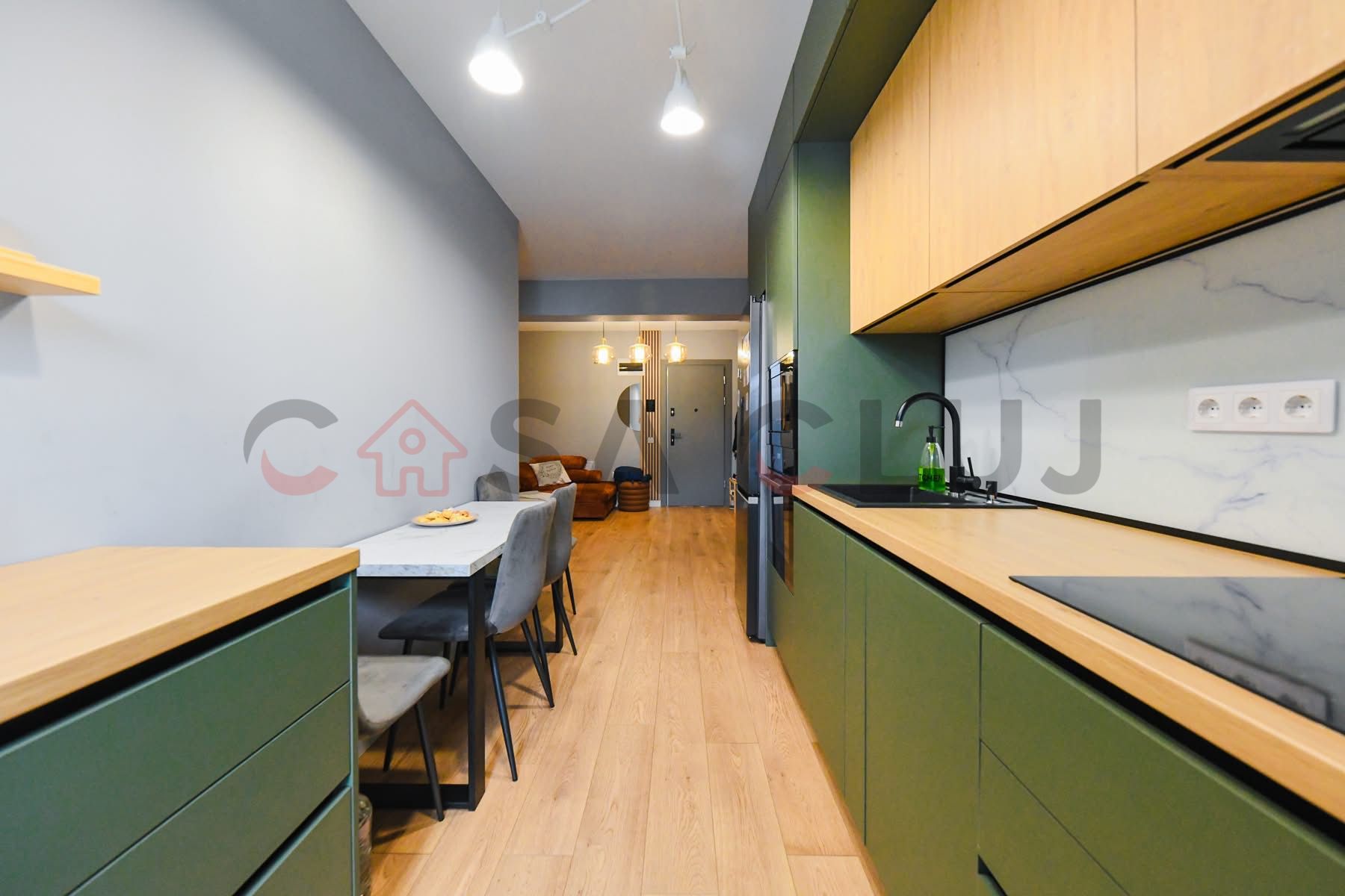 3 camere, bloc nou, etaj intermediar — fotografia 4