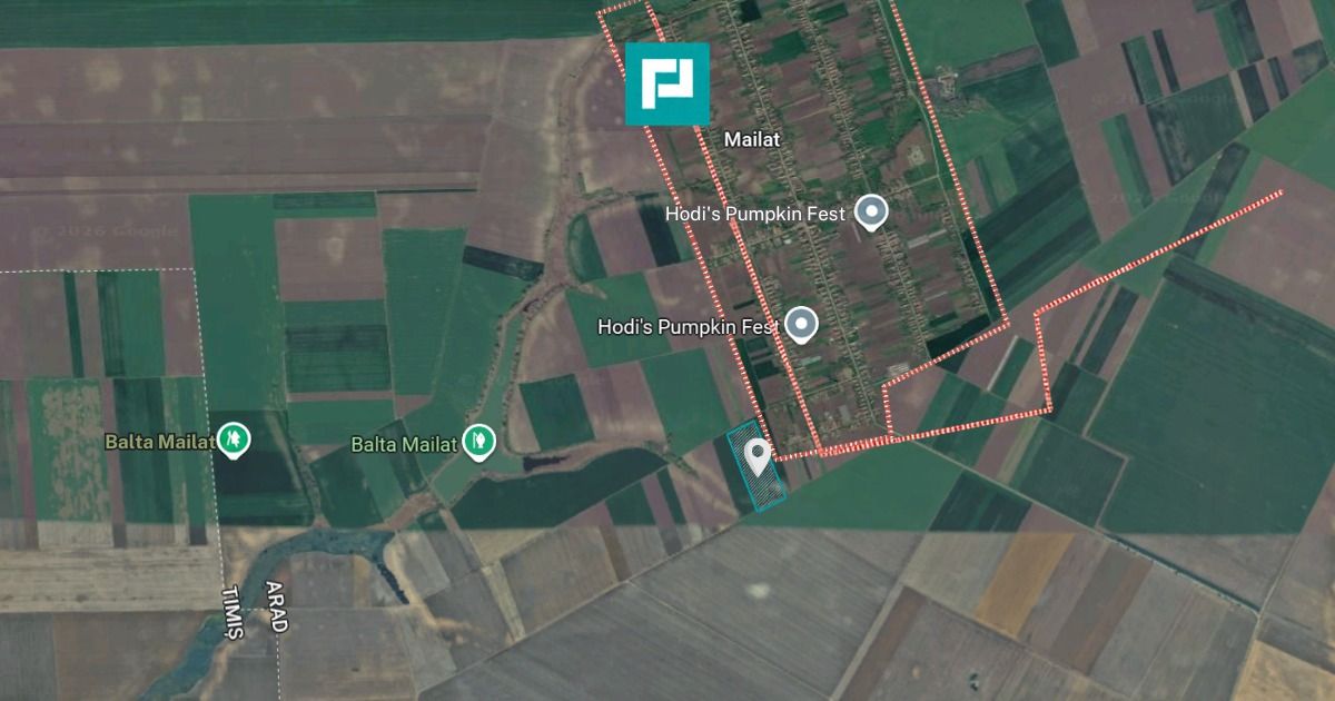 Teren de 8600 Mp2, agricol extravilan, Mailat — fotografia 4