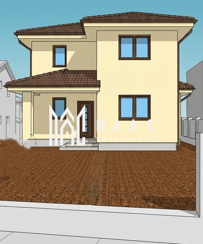 Casă Individuală | 5 camere | 132 MPU | Alb/Roșu | Șura Mică — fotografia 3